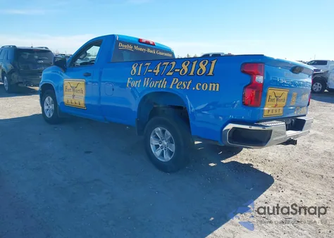 2022 Chevrolet Silverado 1500 2Wd Long Bed Wt from USA, damaged, VIN 3GCNAAED5NG528141